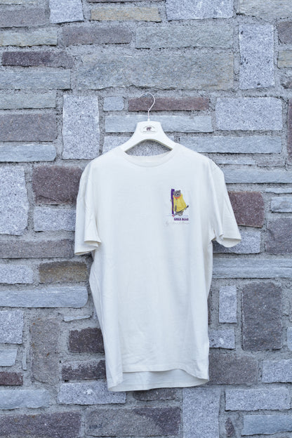 T-SHIRT GIROCOLLO CON RICAMO A CUORE