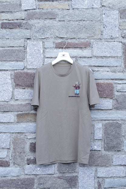 T-SHIRT GIROCOLLO CON RICAMO A CUORE