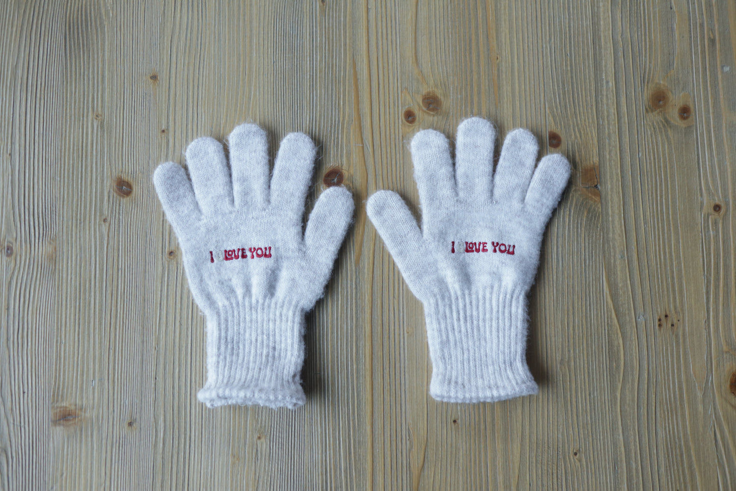 GUANTI OFF WHITE RICAMATI