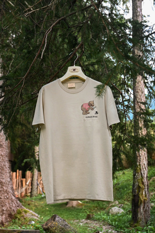 T-SHIRT GIROCOLLO CON RICAMO A CUORE